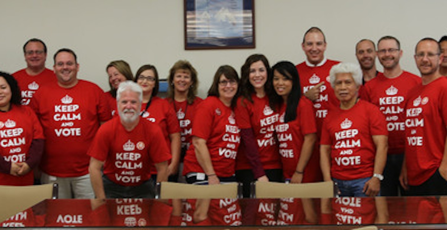 Sacramento County Elections Staff T-Shirt Photo