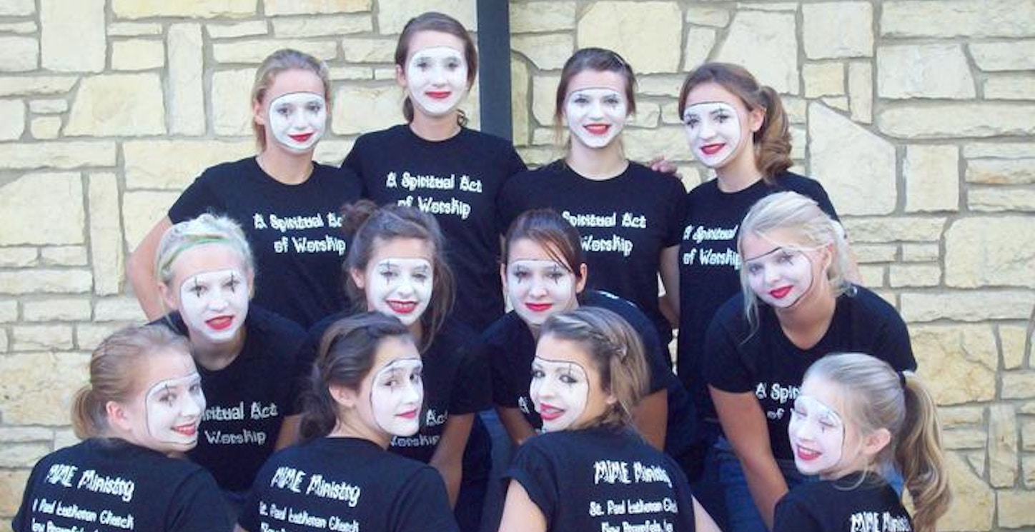 St. Paul Lutheran Mime Ministry T-Shirt Photo