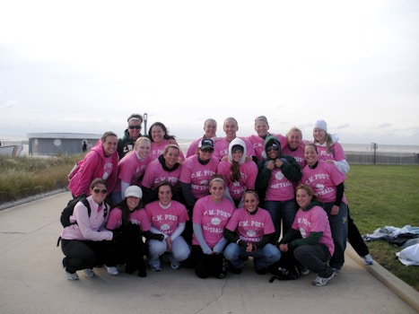 C.W. Post Softball Walks For Breast Cancer T-Shirt Photo