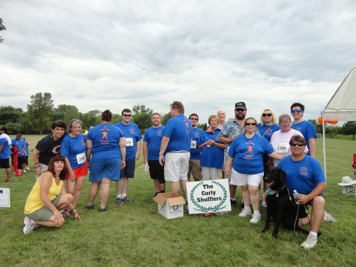 Team Curly Shufflers  T-Shirt Photo
