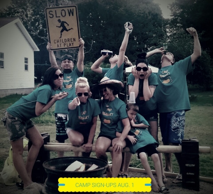 Camp Derelict In Action T-Shirt Photo