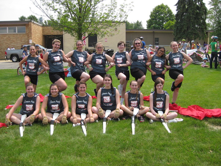 Crown Point High School Color Guard  T-Shirt Photo