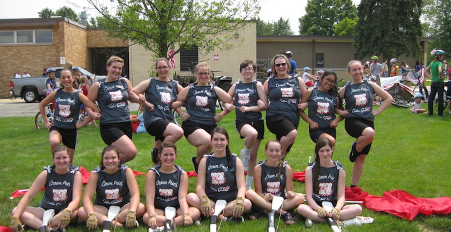 Crown Point High School Color Guard  T-Shirt Photo