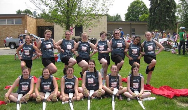 Crown Point High School Color Guard  T-Shirt Photo