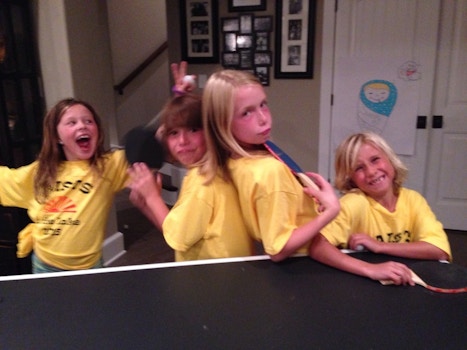 Ping Pong Tournament At The Family Reunion! T-Shirt Photo