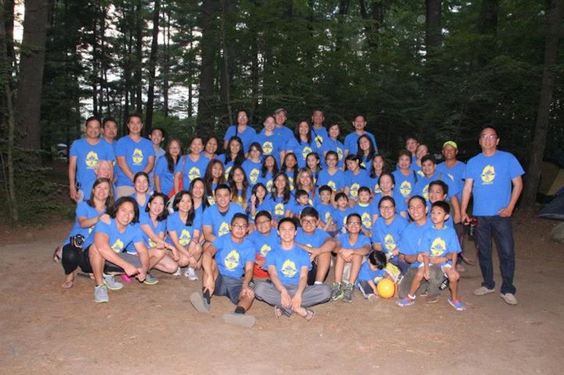 A "Small" Get Together Camp With Friends And Family T-Shirt Photo