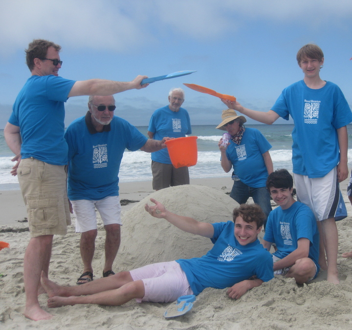 Sandcastle Contest During Family Reunion T-Shirt Photo