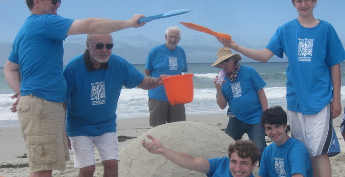  Sandcastle Contest During Family Reunion T-Shirt Photo