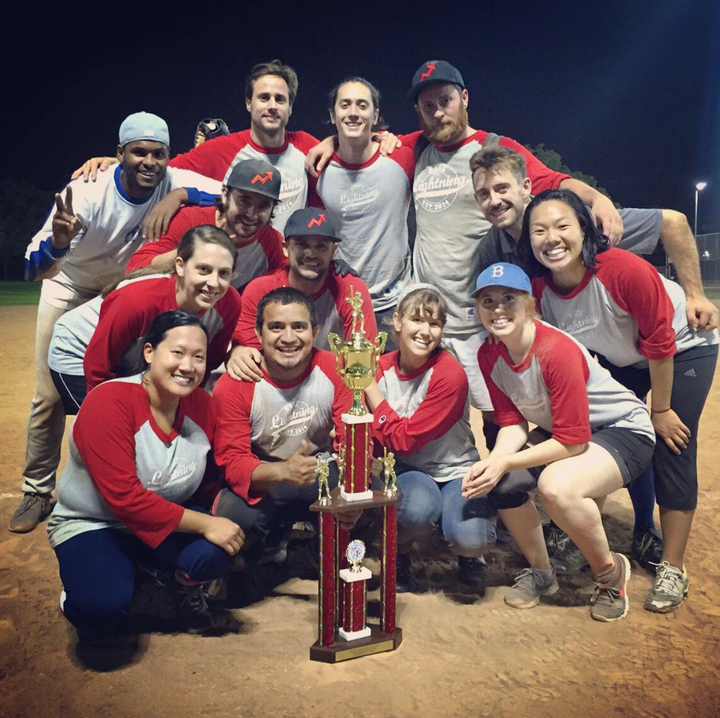 Buzz Lightning, Buzz Feed La's Softball Team T-Shirt Photo