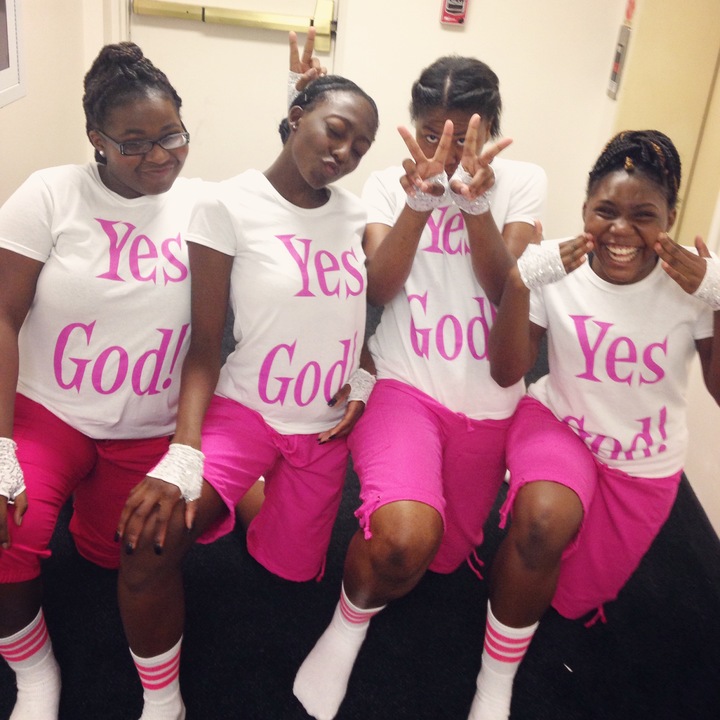 Teen Hip Hop Dancers Being Silly Lol! T-Shirt Photo