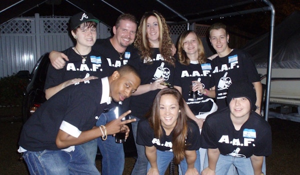 1/2 The A.A.F. Crew Before We Rode Out. T-Shirt Photo