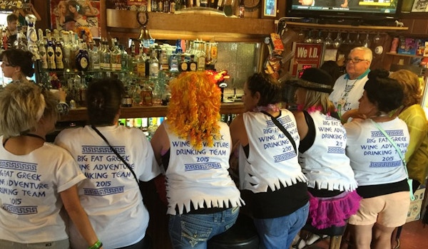 Picture of Opa! Big Fat Greek Wine Adventure 2015 Custom T-Shirt Design Opa! Big Fat Greek Wine Adventure 2015 T-Shirt Photo