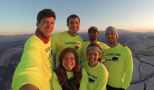 Picture of Cautious Cubs Take Over Half Dome Custom T-Shirt Design Cautious Cubs Take Over Half Dome T-Shirt Photo