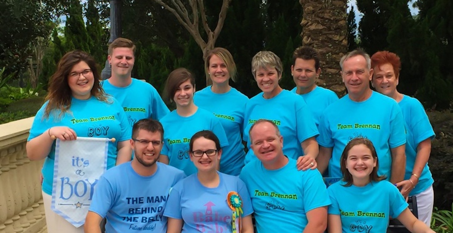Team Brennan Baby Shower T-Shirt Photo