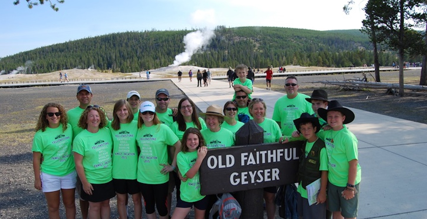"We May Have Missed A Herd Of Buffalo, But Nobody Could Miss This Herd At Yellowstone! T-Shirt Photo
