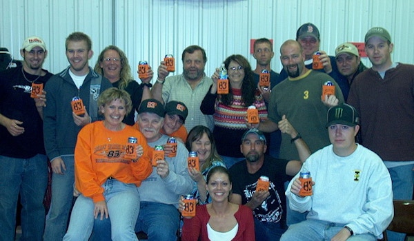 Picture of Toasting To A Great "06" Racing Season Custom T-Shirt Design Toasting To A Great "06" Racing Season T-Shirt Photo