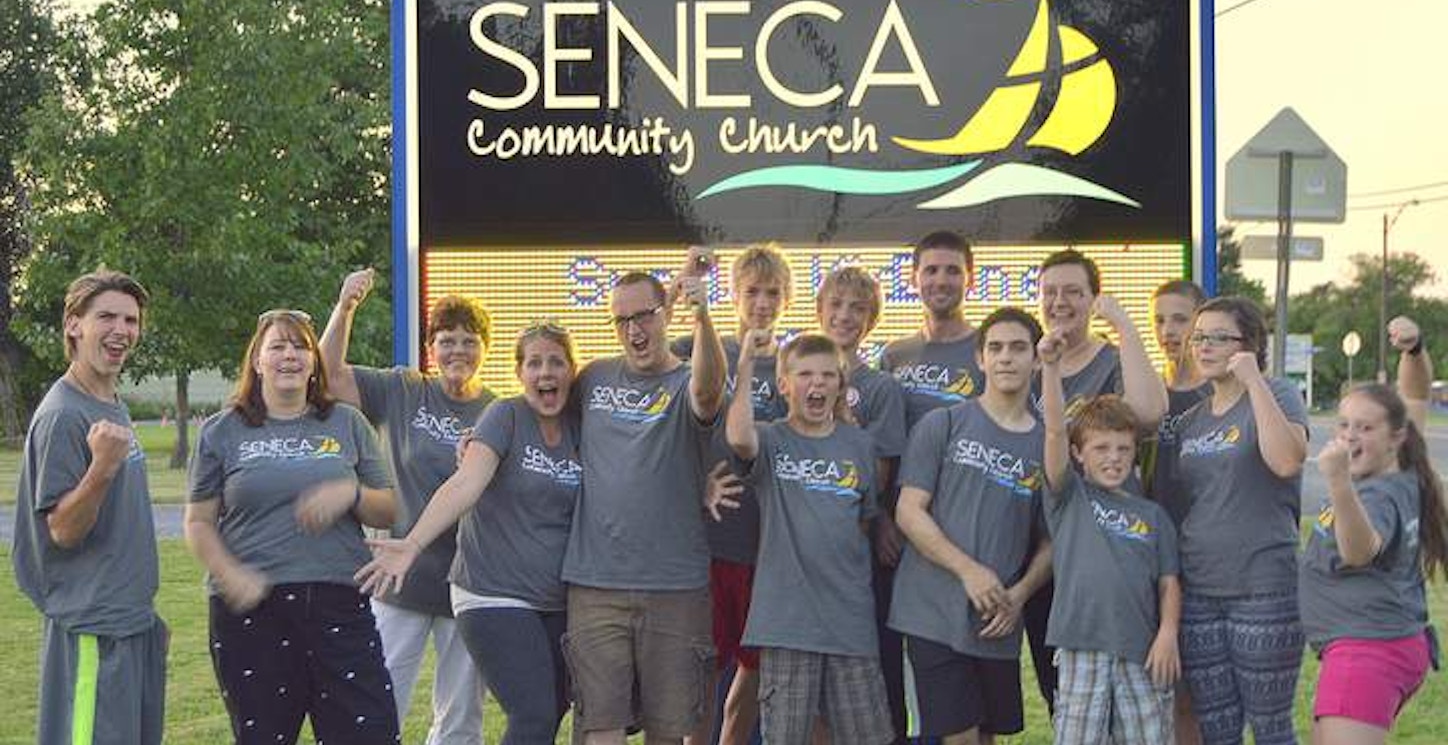 Picture of Seneca Community Church Volunteers Rocking Their T Shirts After The Kid Zone Summer Program Custom T-Shirt Design Seneca Community Church Volunteers Rocking Their T Shirts After The Kid Zone Summer Program T-Shirt Photo