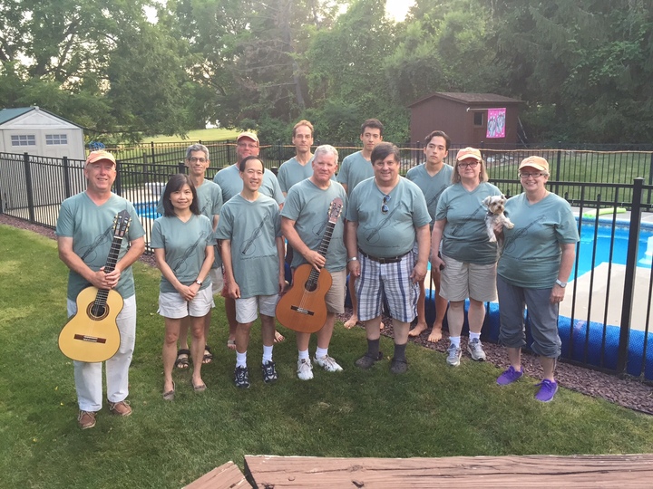 Guitarbecue 2015   Maplewood (Nj) Classical Guitar Society T-Shirt Photo