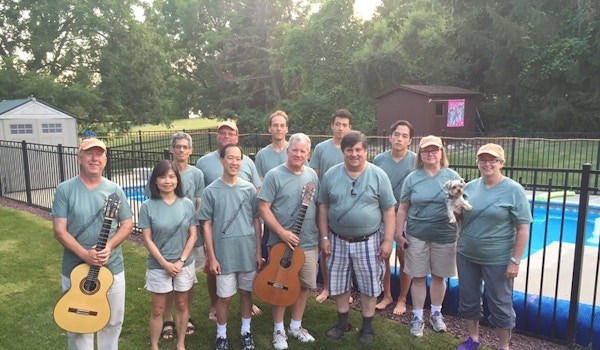 Guitarbecue 2015   Maplewood (Nj) Classical Guitar Society T-Shirt Photo