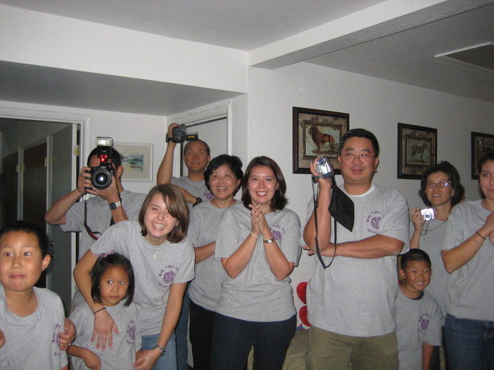 Surprise! The Big Reveal At Grandma's 80th Birthday Party! T-Shirt Photo
