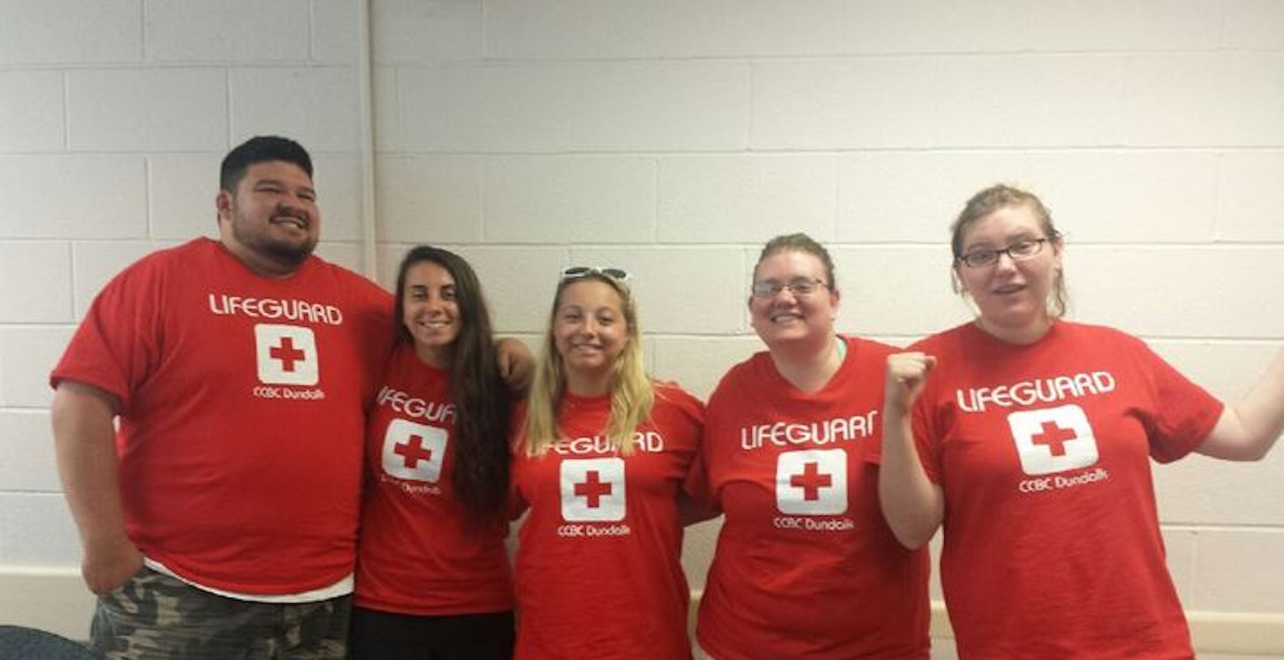 2015 Ccbc Dundalk Lifeguards T-Shirt Photo
