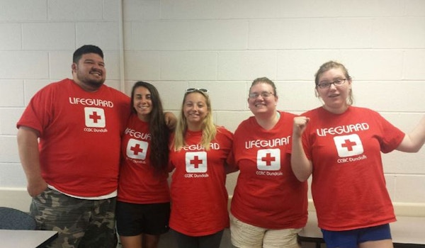 2015 Ccbc Dundalk Lifeguards T-Shirt Photo