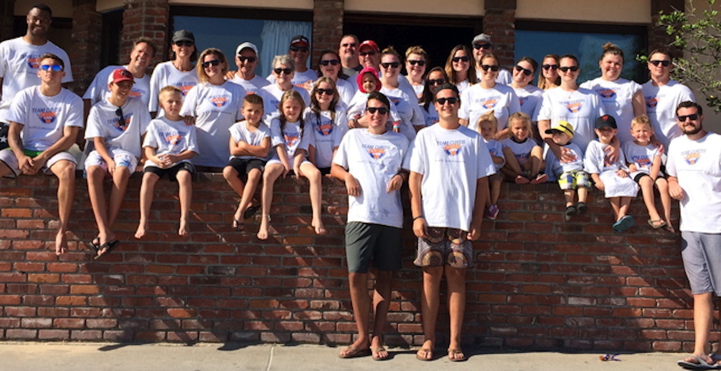 Team Curtis In Newport Beach T-Shirt Photo