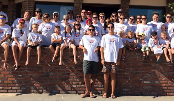 Team Curtis In Newport Beach T-Shirt Photo