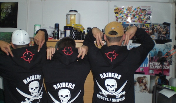 1/27 Recon Raiders Scout / Snipers In Iraq T-Shirt Photo
