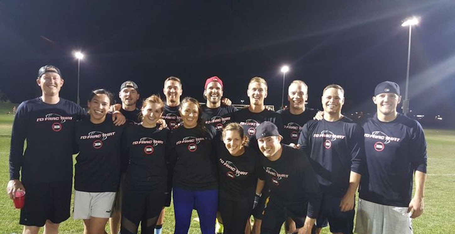 Picture of I'd Frac That 2015 Team Photo Custom T-Shirt Design I'd Frac That 2015 Team Photo T-Shirt Photo