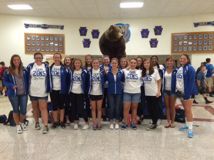 Girls High School Tennis T-Shirt Photo