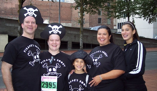 Picture of Portland Race For The Cure 2006 Custom T-Shirt Design Portland Race For The Cure 2006 T-Shirt Photo