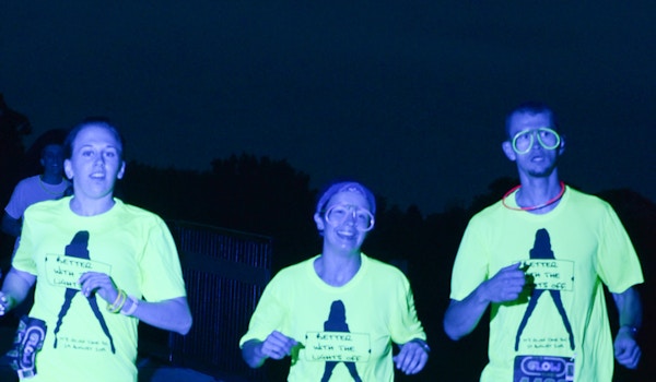 Glowing Runners! T-Shirt Photo