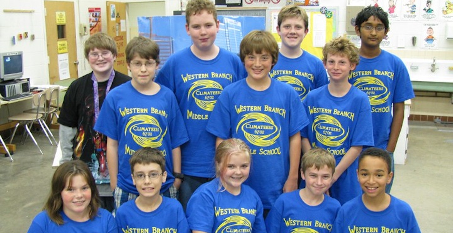 Picture of Team Climateers First Lego League Custom T-Shirt Design Team Climateers First Lego League T-Shirt Photo
