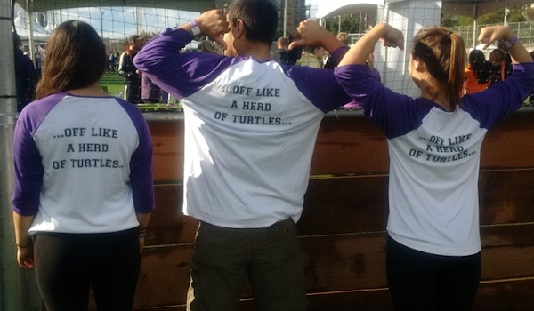 Team Peeps  Alzheimers Walk T-Shirt Photo