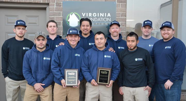 Virginia Foundation Solutions  Award Winning And Looking Good In Our Custom Ink T Shirts! T-Shirt Photo