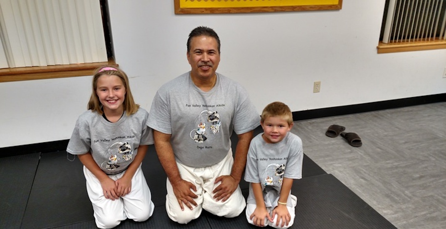 With Two Of My Aikidorats From The Meishinkan Dojo. T-Shirt Photo