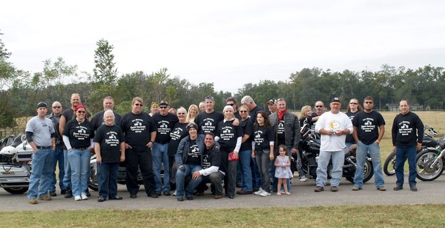 Picture of Frank Brabham Memorial Ride Custom T-Shirt Design Frank Brabham Memorial Ride T-Shirt Photo