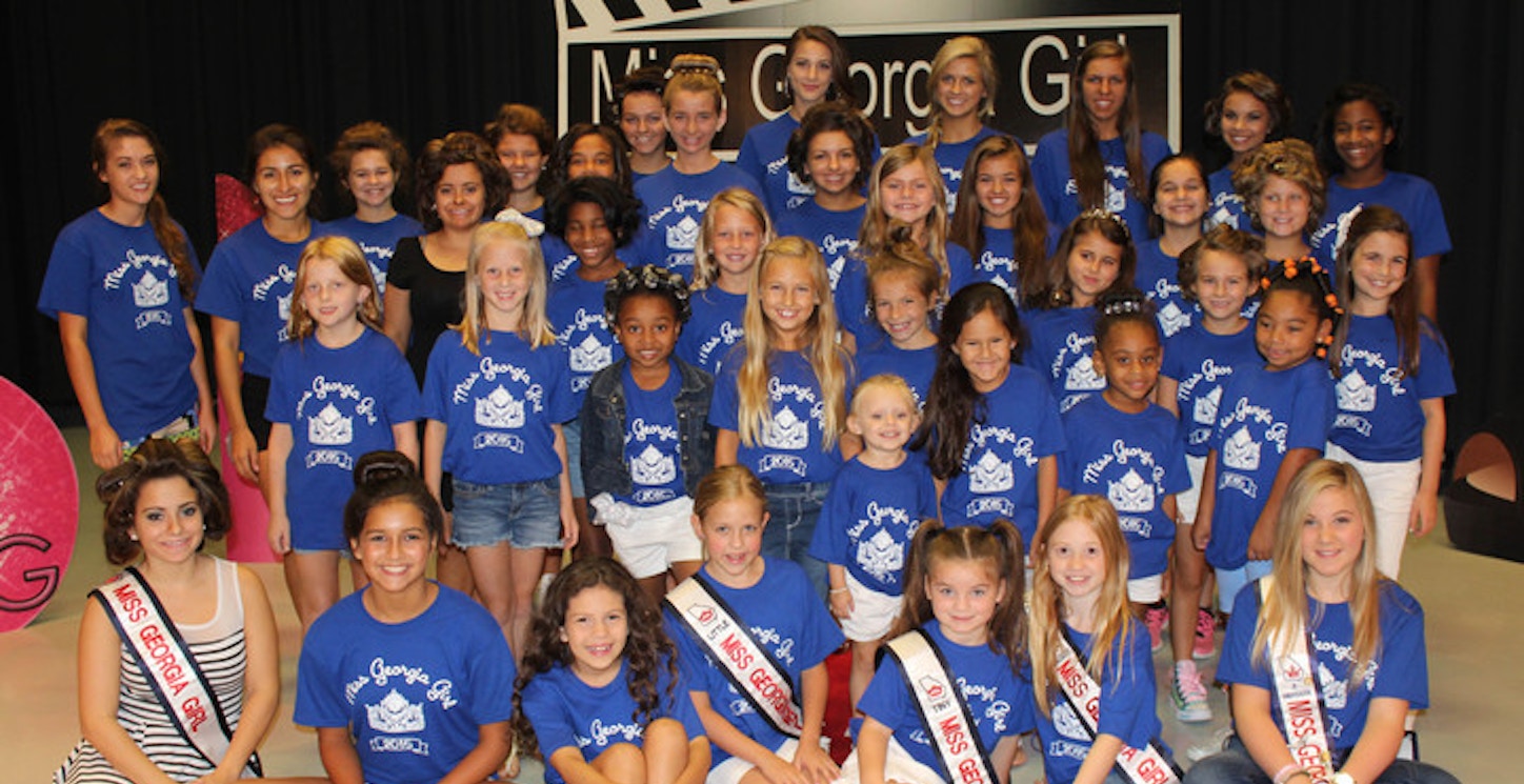 The 2015 Miss Georgia Girl Contestants   Using The Crown To Make A Difference! T-Shirt Photo