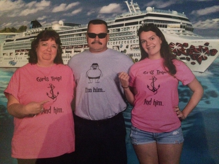 Girls Trip And Him... T-Shirt Photo