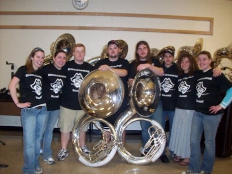 The Sousaphones With Their Shirts! T-Shirt Photo
