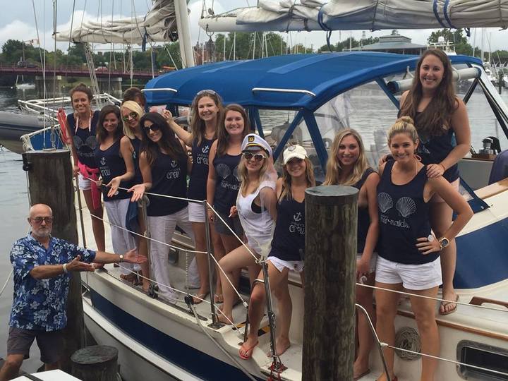 Lindsey's Last Sail Before The Veil T-Shirt Photo