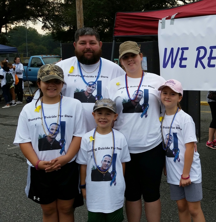 Stomping Suicide For Steve T-Shirt Photo