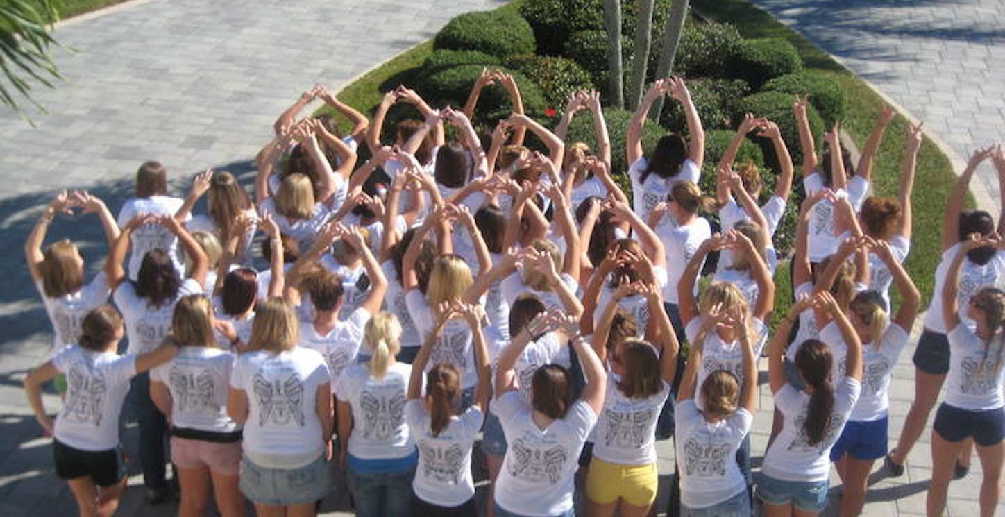 Picture of Sorority Sisters Custom T-Shirt Design Sorority Sisters T-Shirt Photo