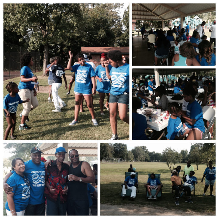 Young Family Living It Up Reunion Style! T-Shirt Photo