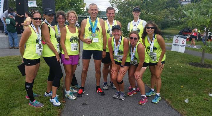 Btap Runs Along The River T-Shirt Photo