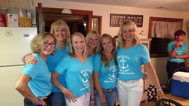 Girls Weekend At Lake Cordry T-Shirt Photo