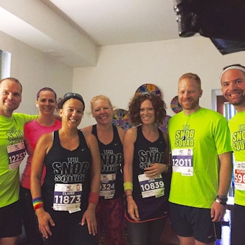 The Snob Squad In The Navy 5 Miler! T-Shirt Photo