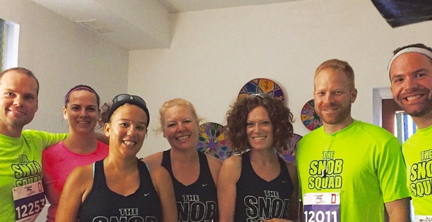 The Snob Squad In The Navy 5 Miler! T-Shirt Photo