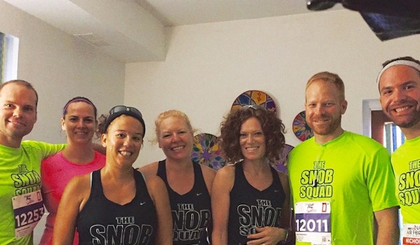 Picture of The Snob Squad In The Navy 5 Miler! Custom T-Shirt Design The Snob Squad In The Navy 5 Miler! T-Shirt Photo